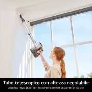 Caratteristica tubo telescopico con altezza regolabile